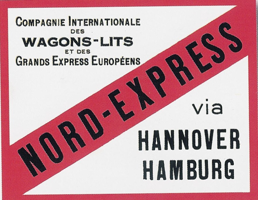 Etiquette bagage nord express
