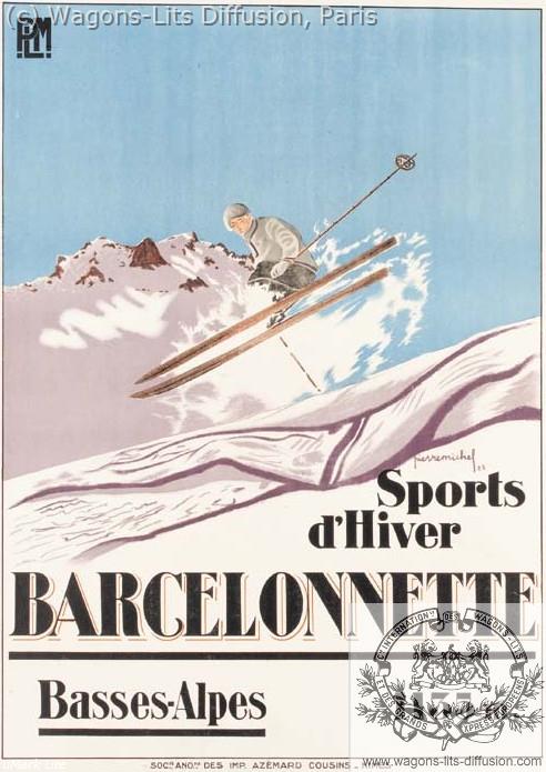 PLM barcelonette ski (ref N° 114)