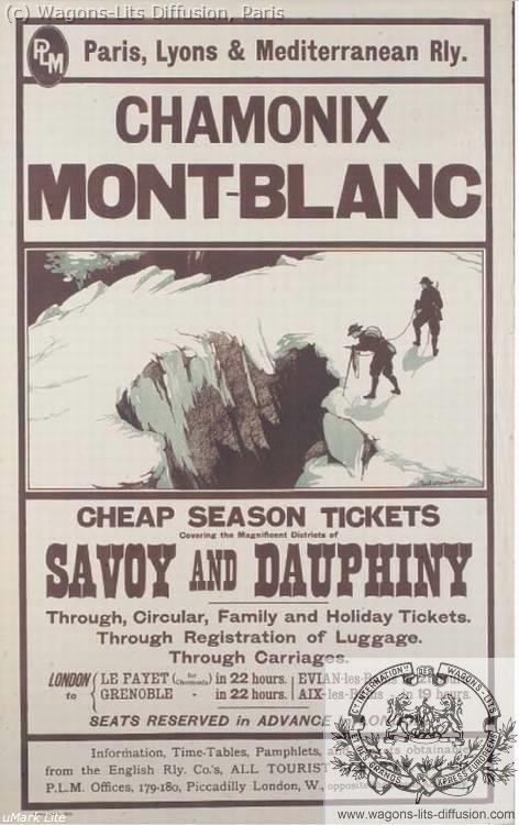 PLM Chamonix Mont Blanc Pub 1 (Ref N° 1031