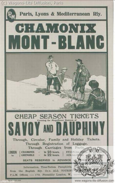 PLM Chamonix Mont Blanc Pub 2 (Ref N° 1032
