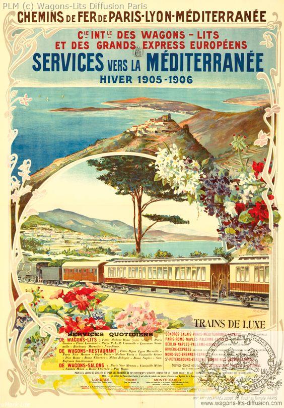 PLM CIWL Services de la Méditerranée 1905