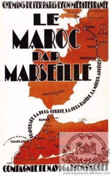 PLM Maroc par Marseille  Ref 979