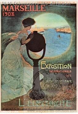 PLM Marseille Exposition 1908
