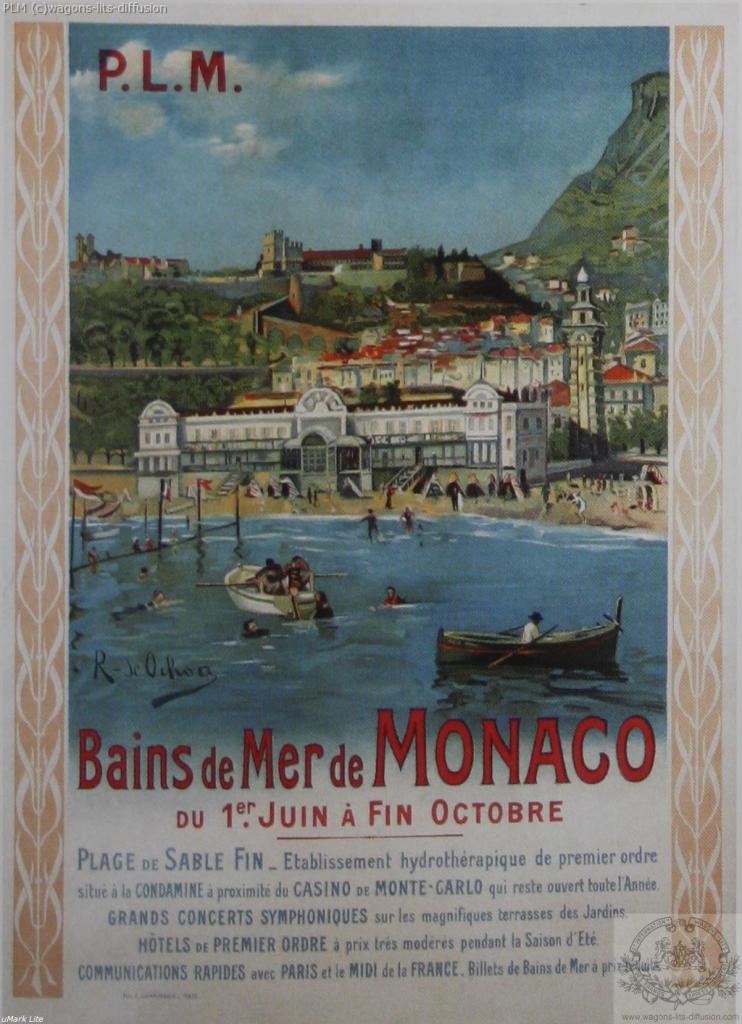PLM Monaco Bains de mer (Ref N° 545