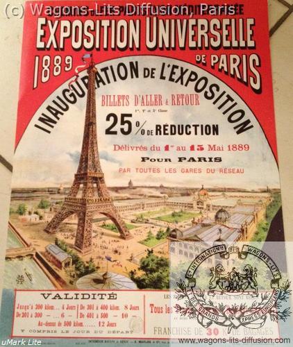 PLM Paris Expo universelle 1889 (Ref N° 634