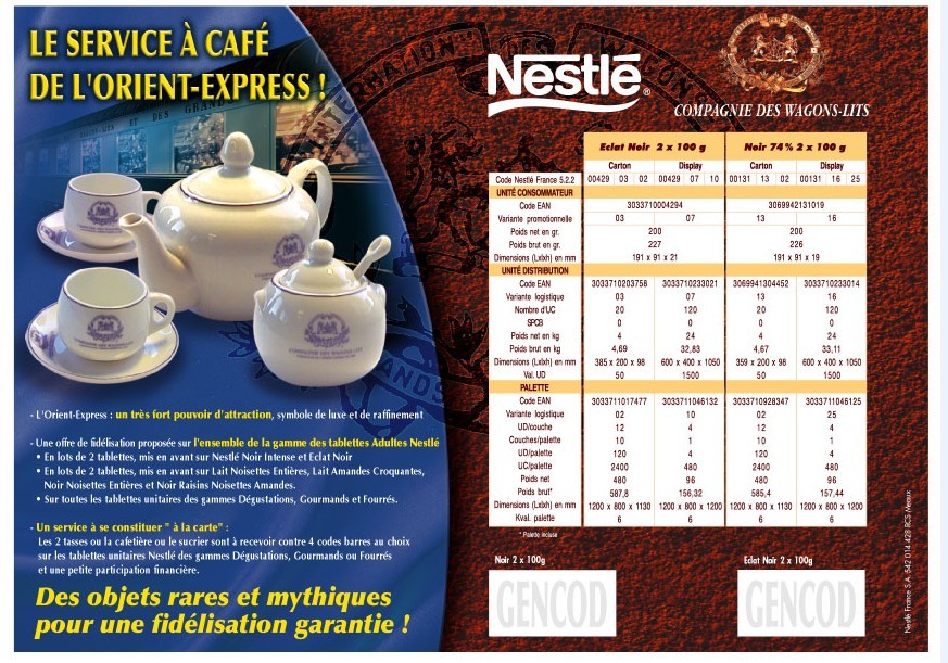 licence promotion Nestle ESP