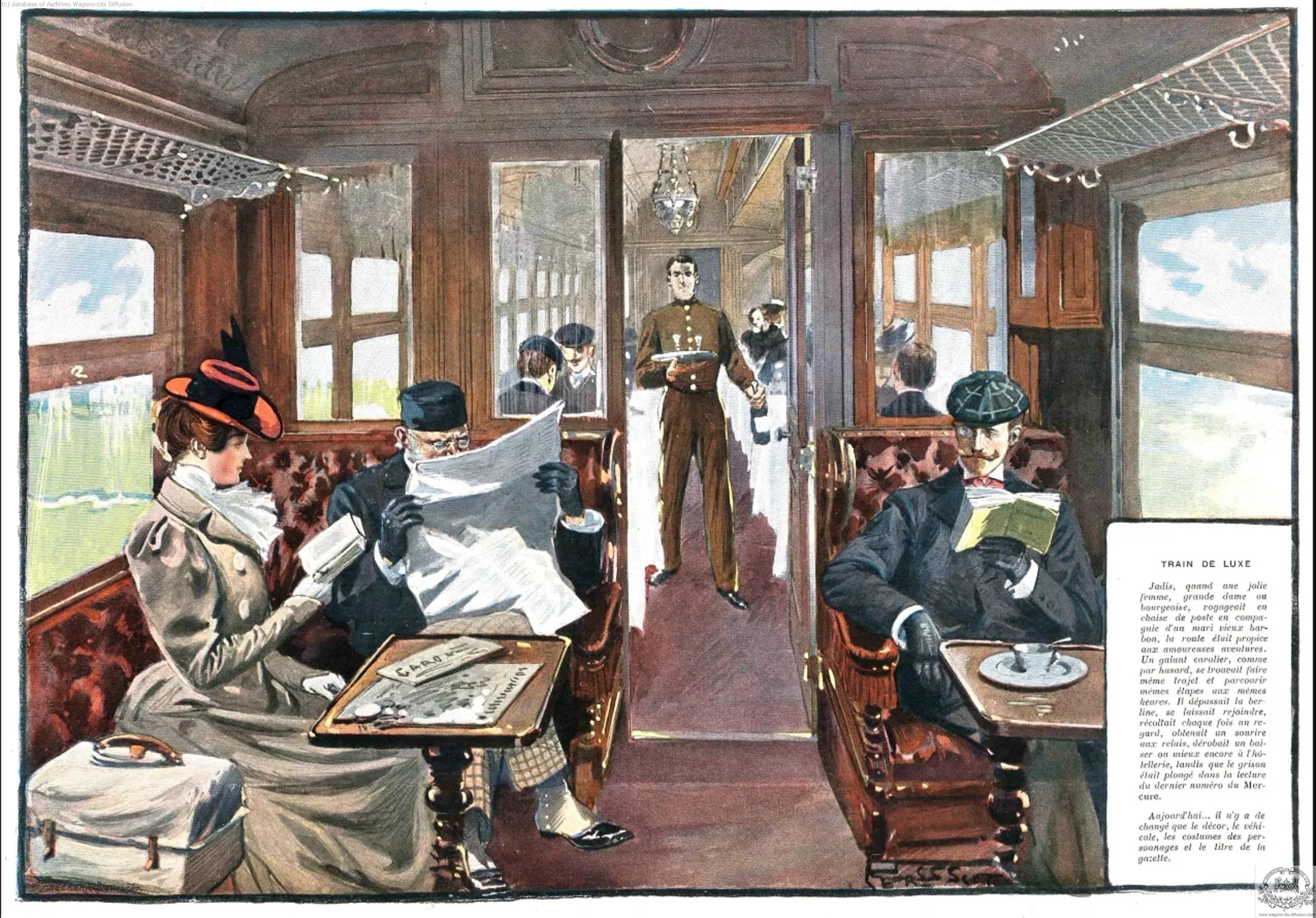 Wl a typical wagons restaurant vr of the int sleeping car cy orient express