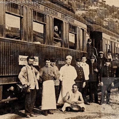 Wl brigade mediterranee express vintimille 1921 cp 1