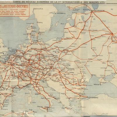 Wl carte reseau europe 1914