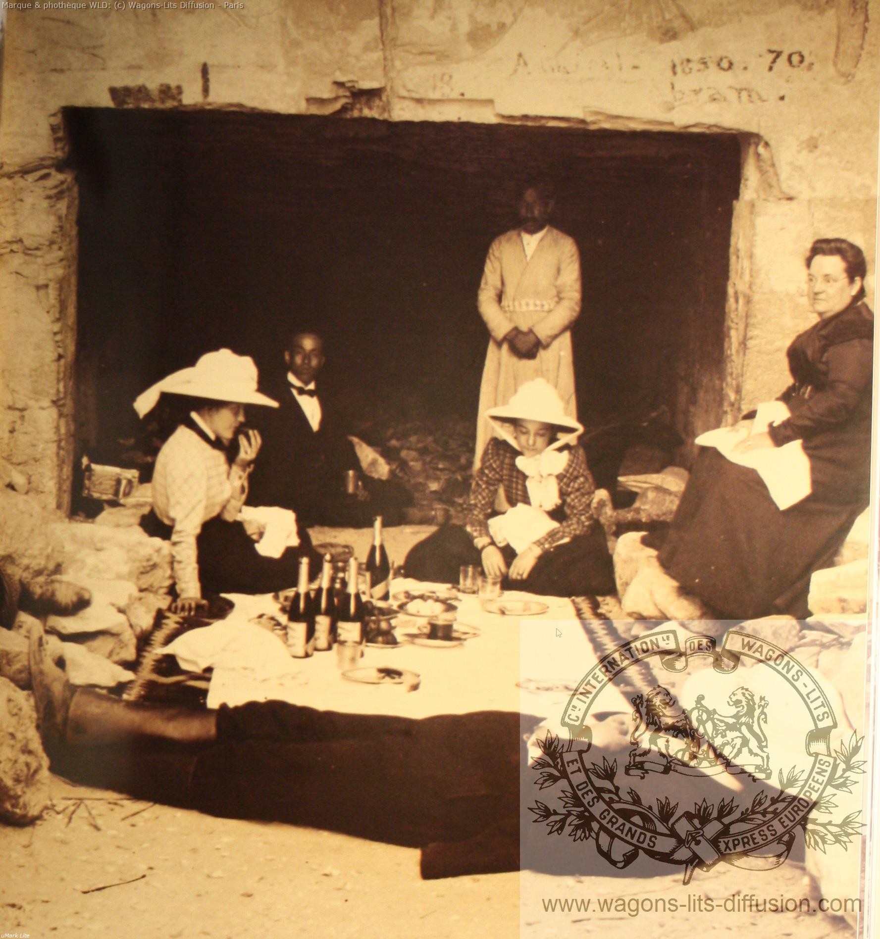 Wl cook touristes egypte vers 1890