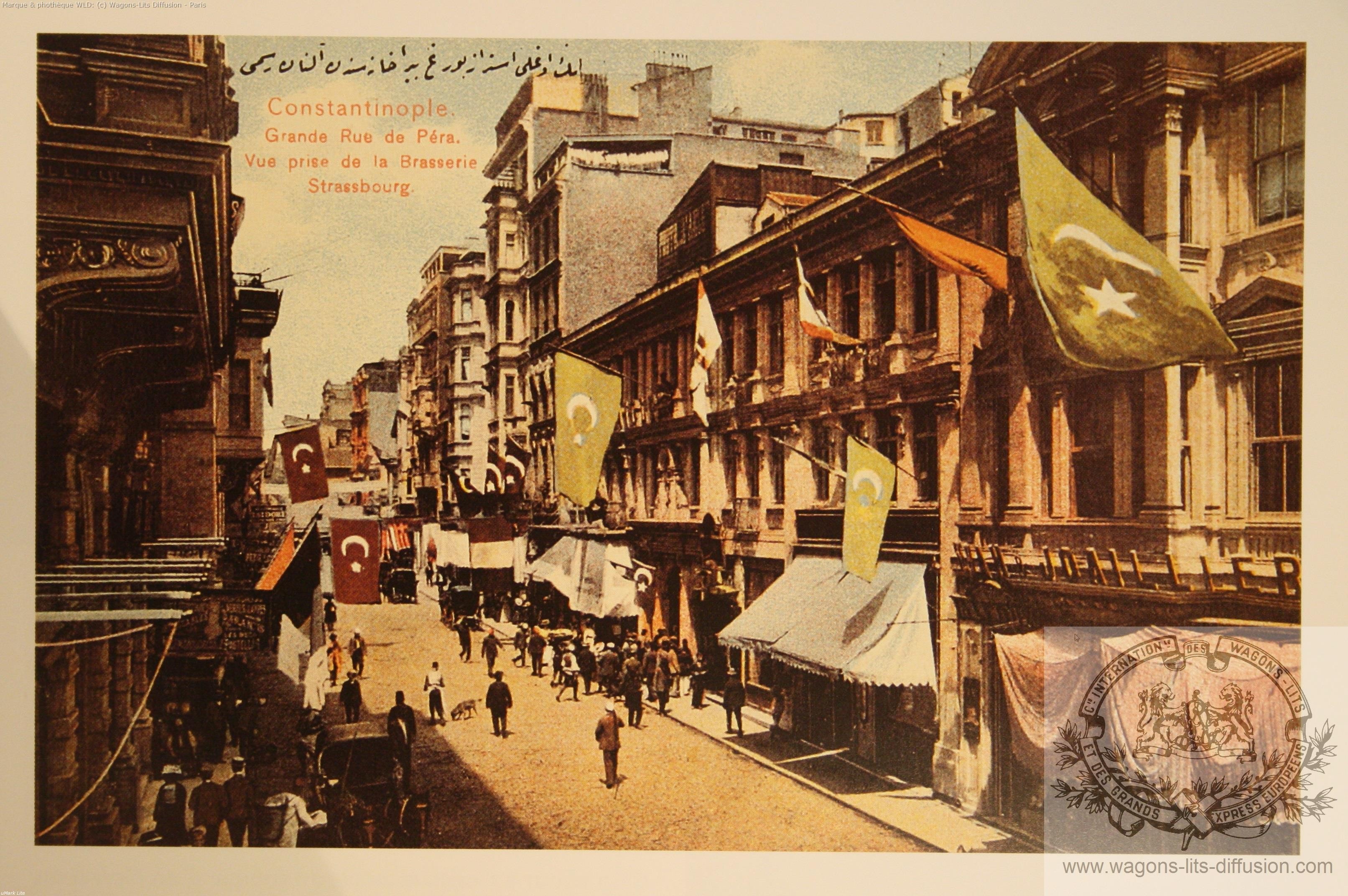 Wl cp rue d istanbul pres du pera palace en 1890
