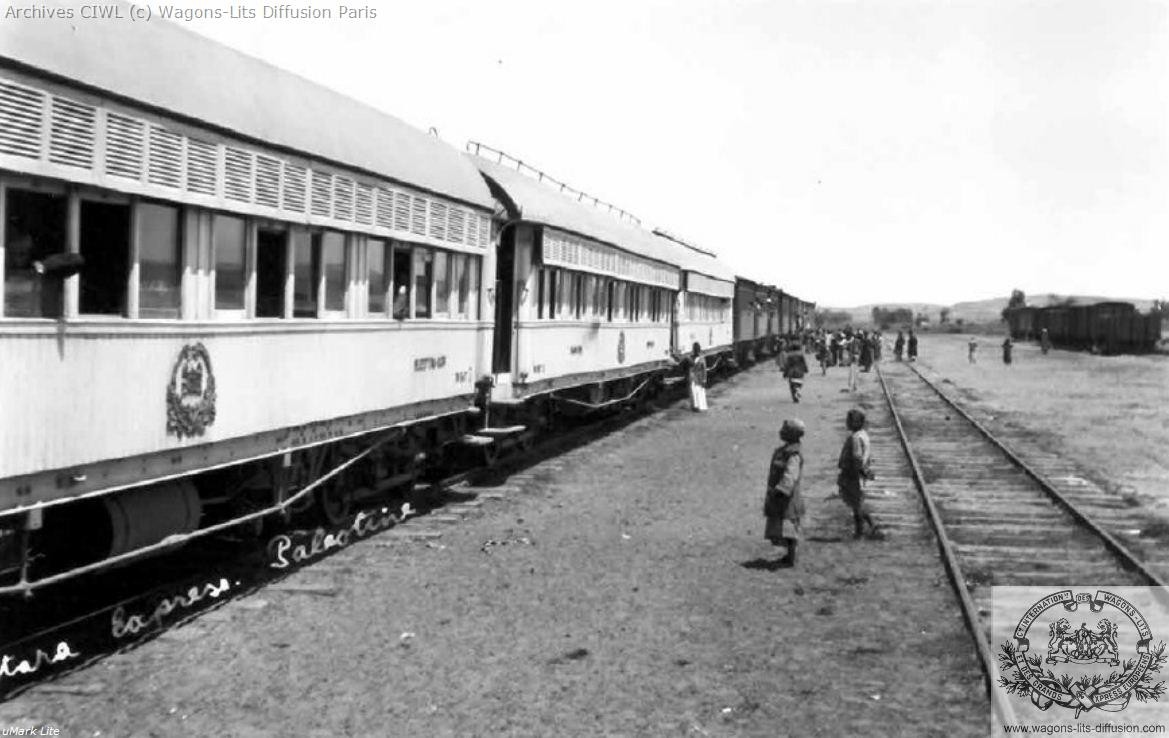 Wl egypt railways an esr passenger train from egypt to haifa