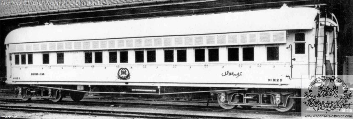 Wl egyptian state railways ciwl wagons lits dining car nr 812 ringhoffer 1899 
