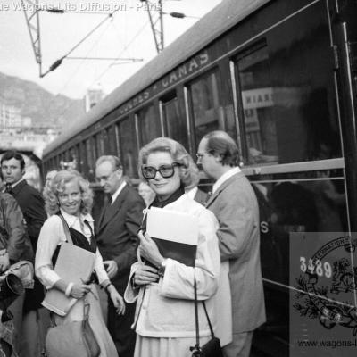 Wl grace kelly sur le train bleu en 1977
