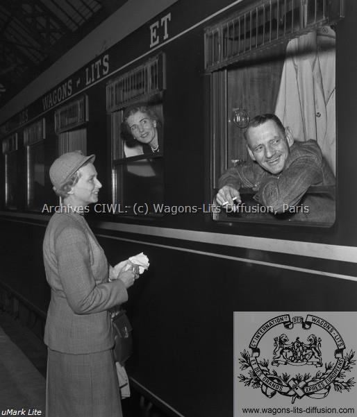 WL le roi et la reine du danemark vers 1960