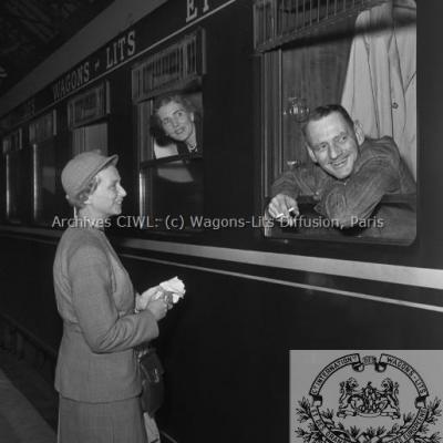 WL le roi et la reine du danemark vers 1960