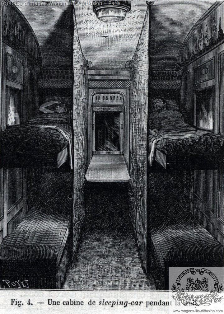 Wl litho vers 1910 sleeping position nuit
