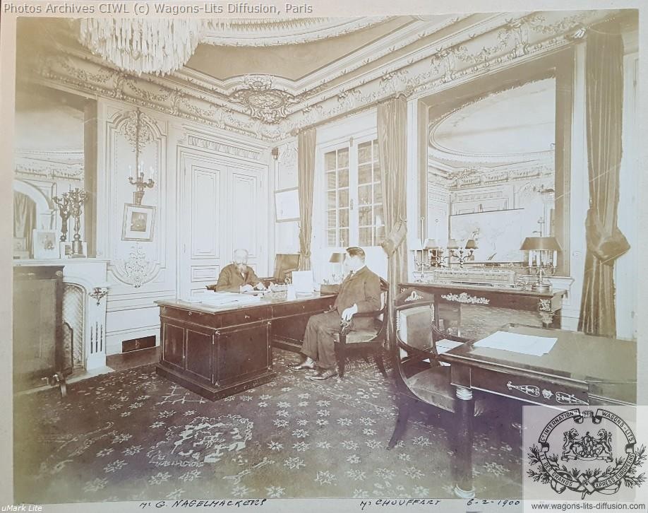 Wl nagelmackers bureau vers 1880