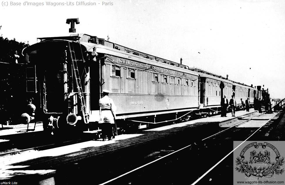 Wl nord express on broad gauge wirballen st petersburg 1903
