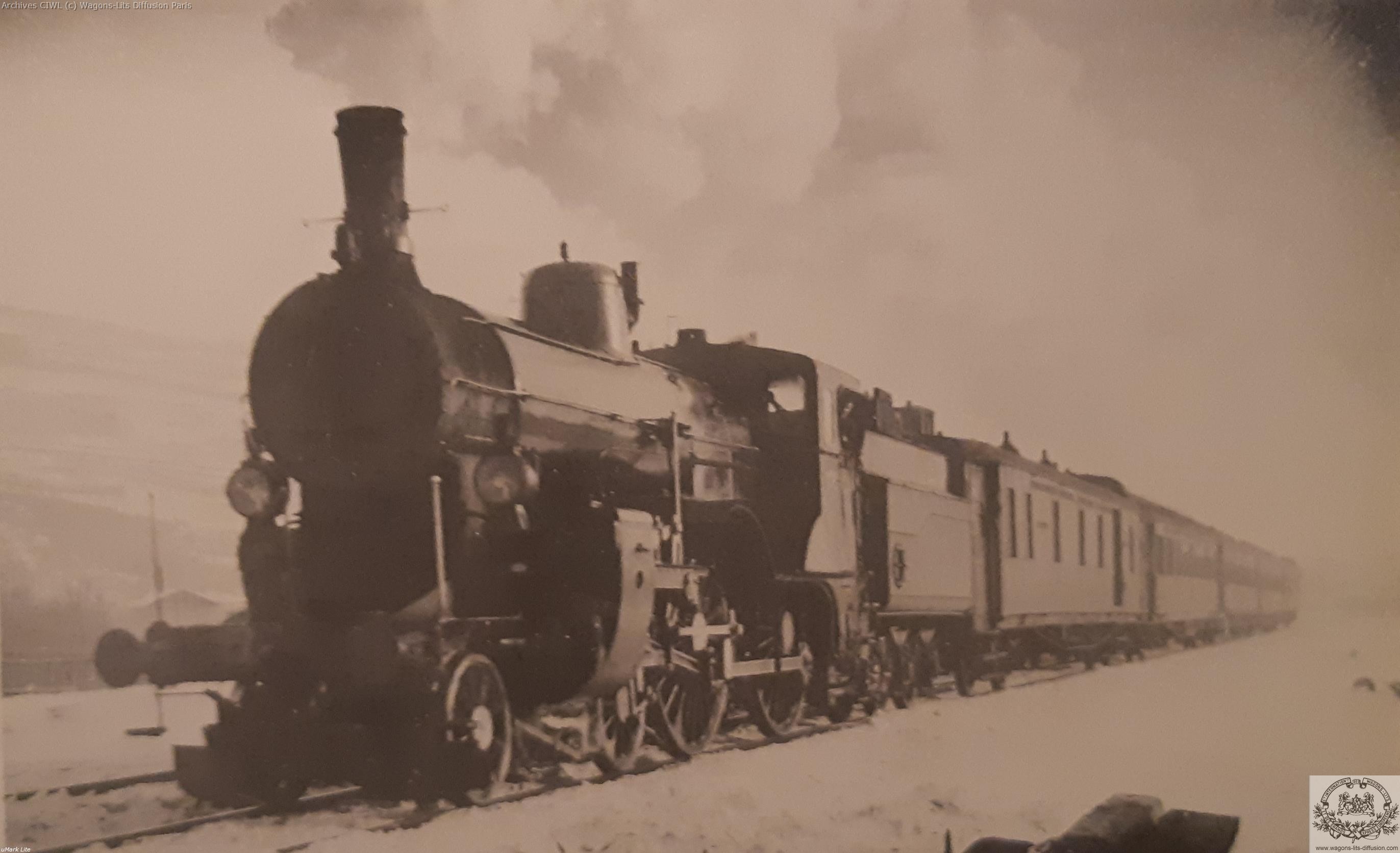 Wl nord express pres de trient en 1905