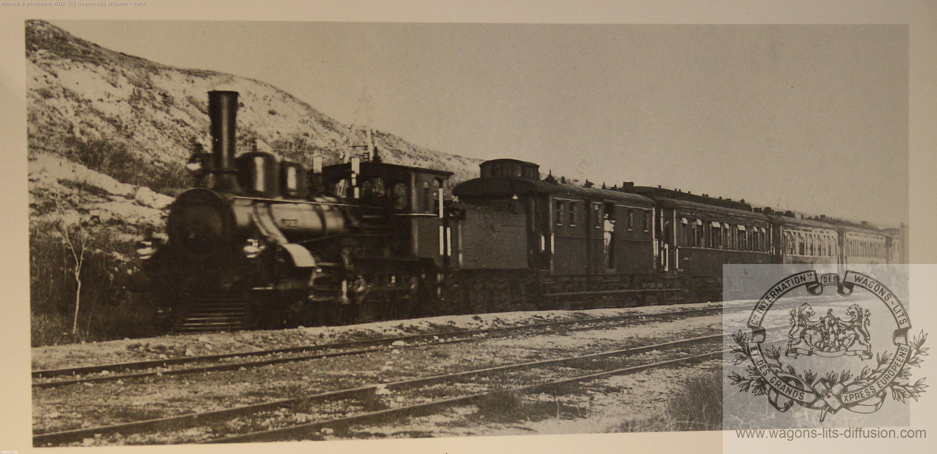 Wl premiere photo de l orient express en 1895 en turquie