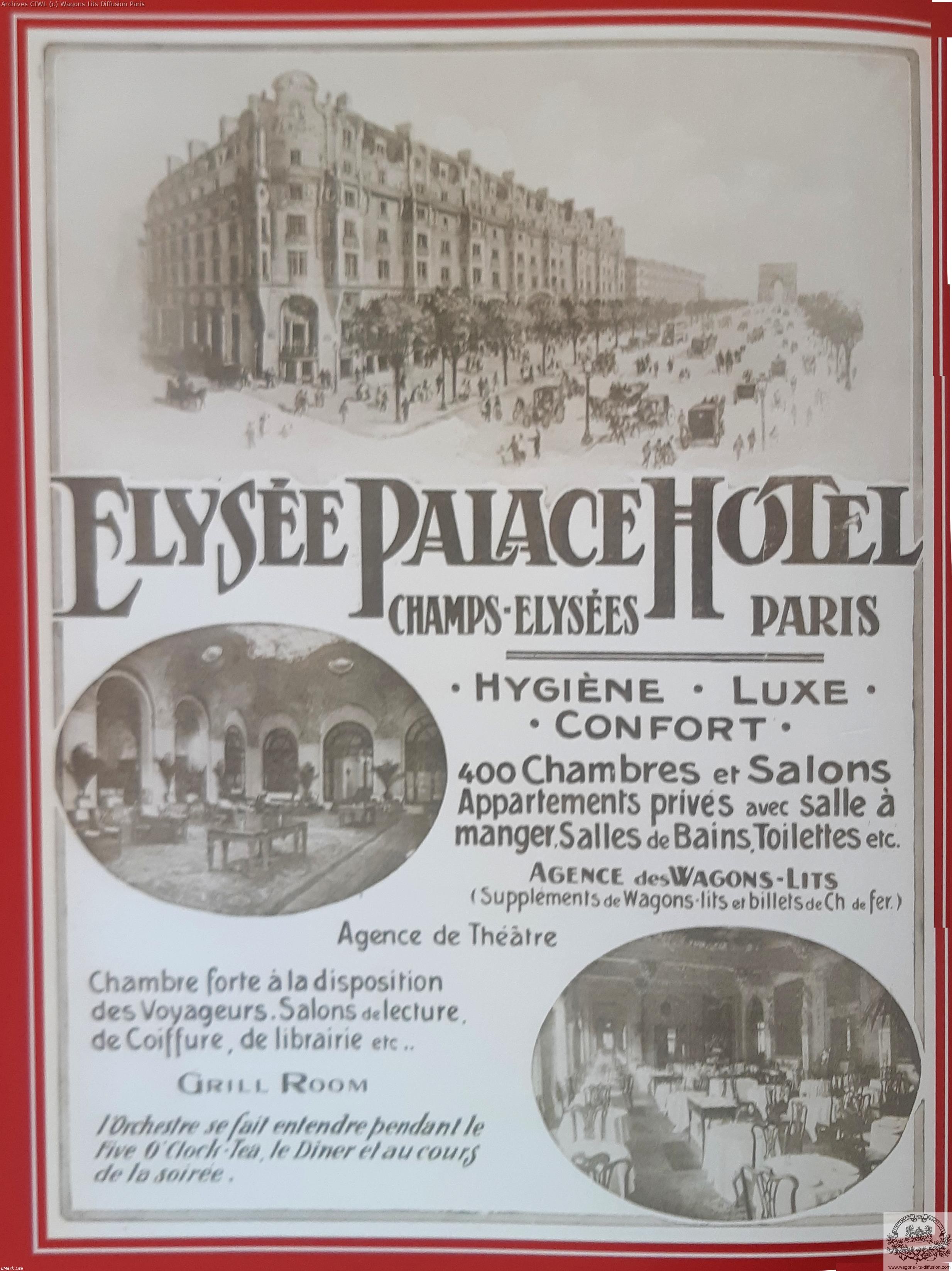 Wl pub elysees palace hotel paris 1900