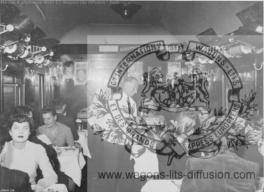 Wl pub voiture restaurant vers 1951