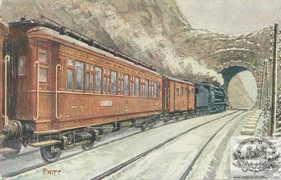 Wl rome vienne express vers 1910