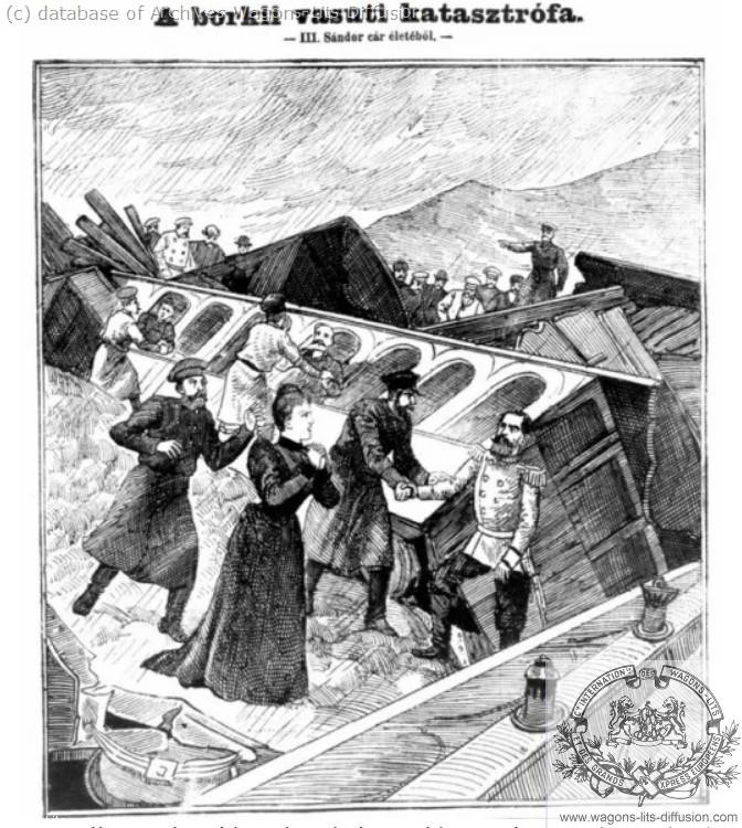 Wl russie train de nicolas 2 en 1888 accident de borki 7