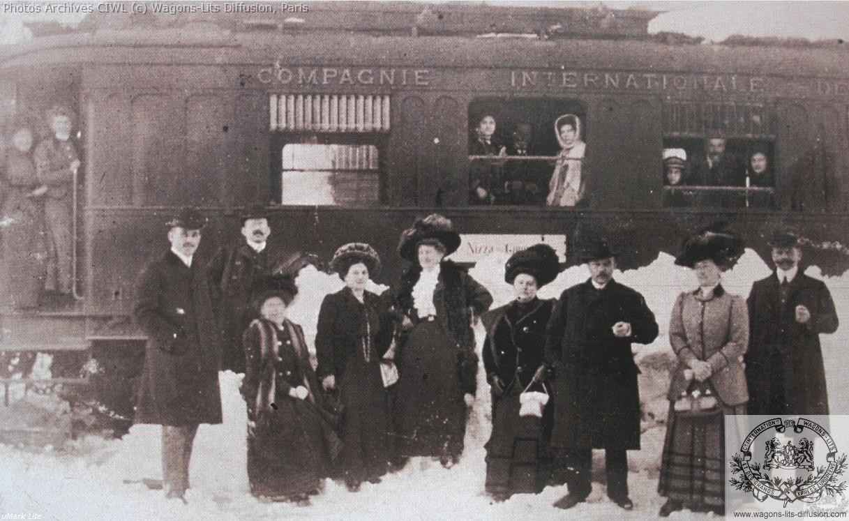 Wl st pertersbourg nice express bloque par la neige en 1909 2 