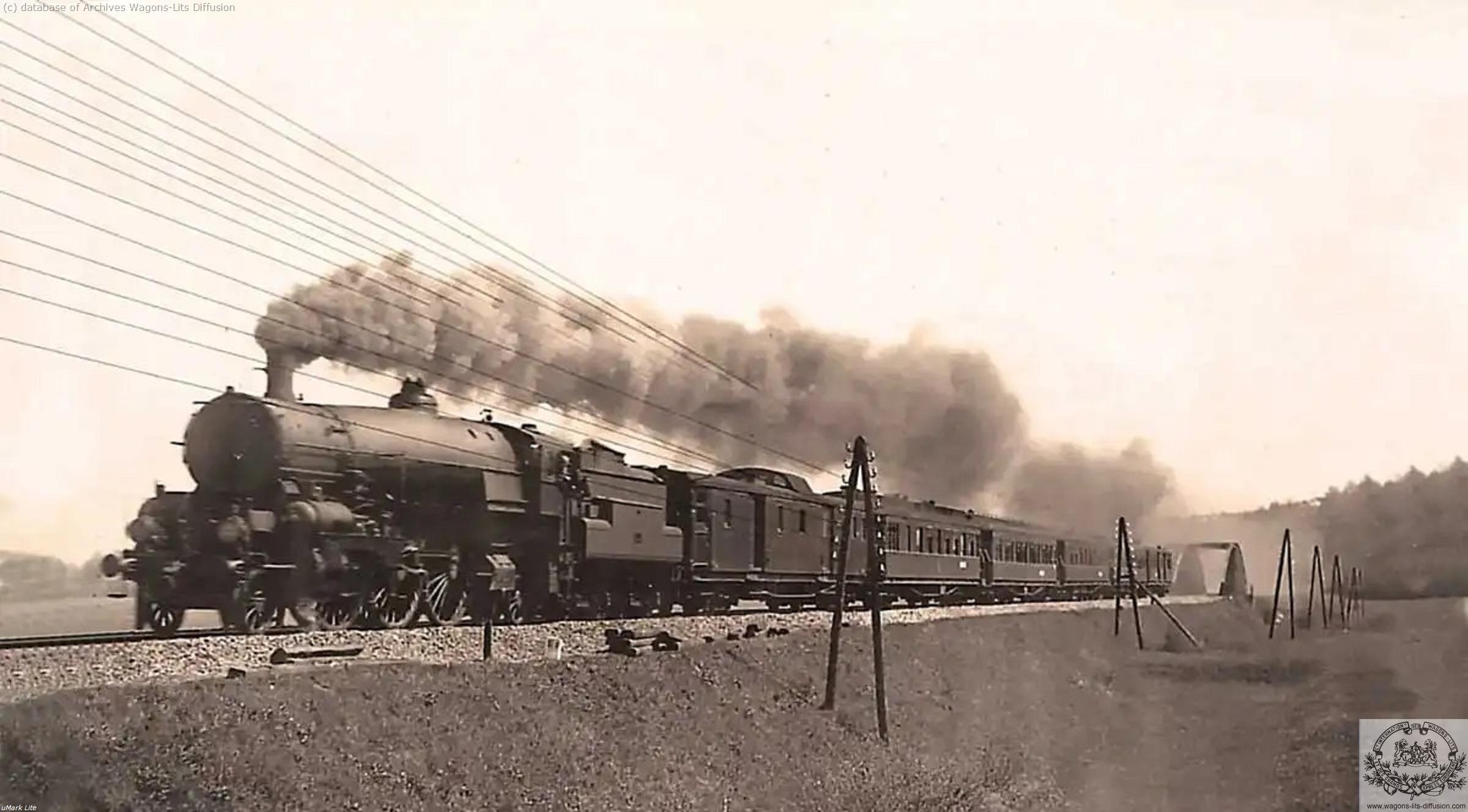 Wl the orient express towards istanbul austria in 1925