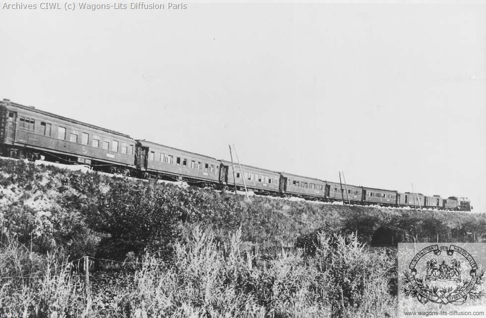 Wl train complet simplon orient express a villeneuve 1924