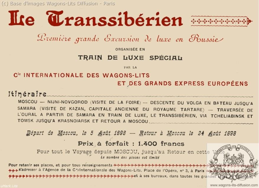Wl transsiberien invitation inauguration 1898