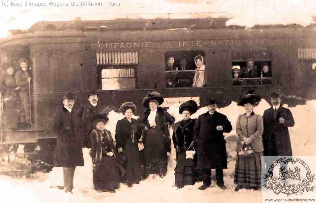Wl vienne nice cannes express bloque par la neige 1909