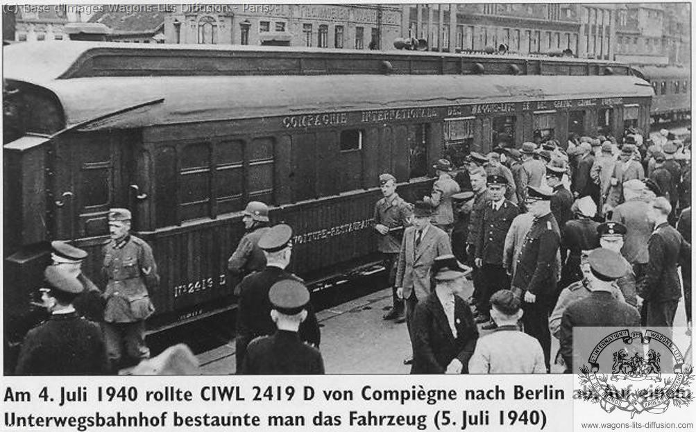 Wl wagons armistice 2419 a berlin 1940